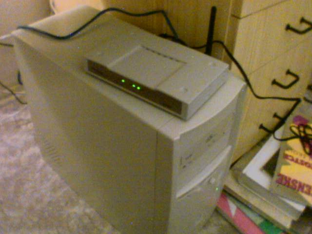 Uk�zka p��stupov�ho bodu TP-Link (zat�m je�t� u po��ta�e)